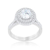 Pave Round Wedding Ring Set - JGI - Flyclothing LLC