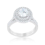 Pave Round Wedding Ring Set - JGI - Flyclothing LLC