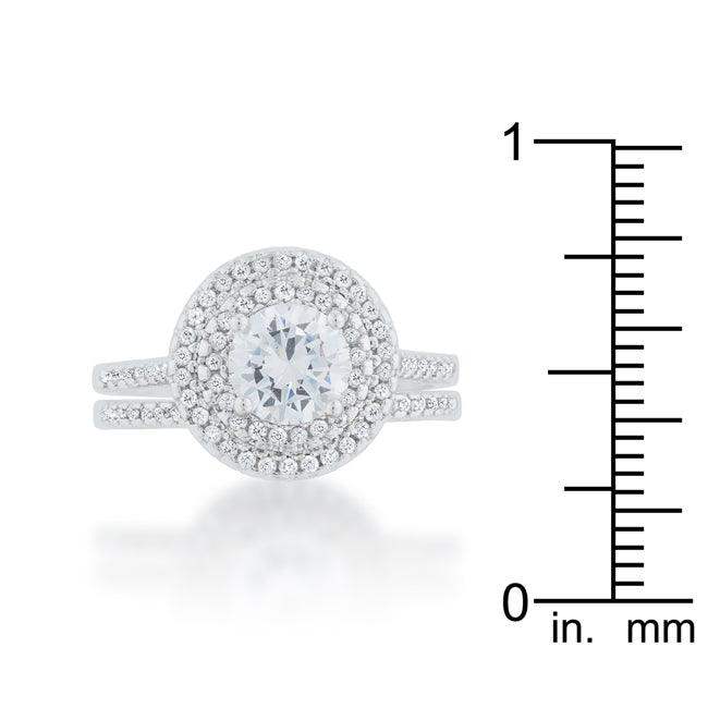 Pave Round Wedding Ring Set - JGI - Flyclothing LLC