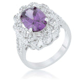 Amethyst Oval Classic Ring - JGI - Flyclothing LLC