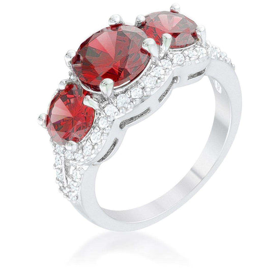 Garnet Classic Trio Ring - JGI - Flyclothing LLC
