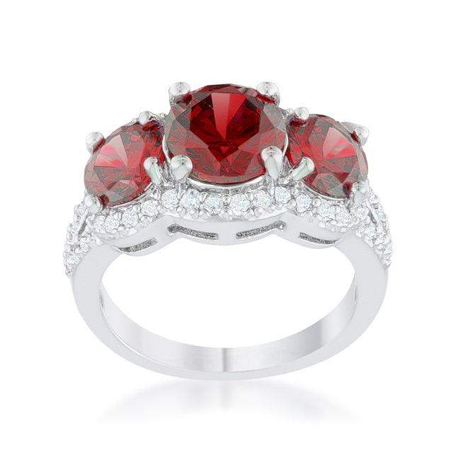 Garnet Classic Trio Ring - JGI - Flyclothing LLC