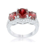 Garnet Classic Trio Ring - JGI - Flyclothing LLC