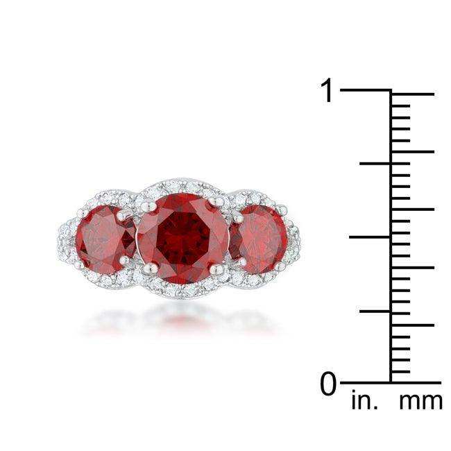Garnet Classic Trio Ring - JGI - Flyclothing LLC