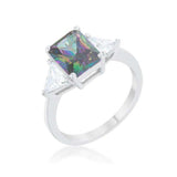 Classic Mystic Rhodium Engagement Ring - JGI - Flyclothing LLC