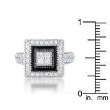 Shira 0.7ct CZ Rhodium Antique Ring - JGI - Flyclothing LLC