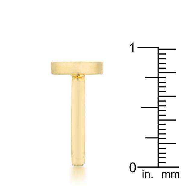 Krystal 0.2ct CZ 14k Gold Pave Circle Ring - JGI - Flyclothing LLC