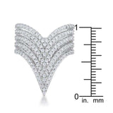 Vera 1.42ct CZ Rhodium Vintage Inspired Cocktail Ring - JGI - Flyclothing LLC
