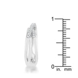 Laurie 0.2ct CZ Rhodium Contemporary Trio Band Ring - JGI - Flyclothing LLC