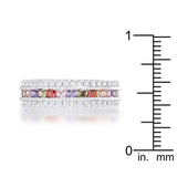 Paula 1.75ct Multicolor CZ Classic Band Ring - JGI - Flyclothing LLC