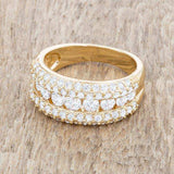 Luna 1.1ct CZ 14k Gold Classic Band Ring - JGI - Flyclothing LLC