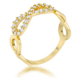 Mina 0.35ct CZ 14k Gold Infinity Ring - JGI - Flyclothing LLC