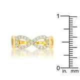 Mina 0.35ct CZ 14k Gold Infinity Ring - JGI - Flyclothing LLC