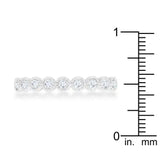 Bea 0.27ct CZ Rhodium Delicate Band - JGI - Flyclothing LLC