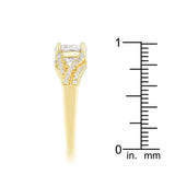 Irine 2.3ct CZ 14k Gold Classic Ring - JGI - Flyclothing LLC