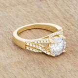 Irine 2.3ct CZ 14k Gold Classic Ring - JGI - Flyclothing LLC