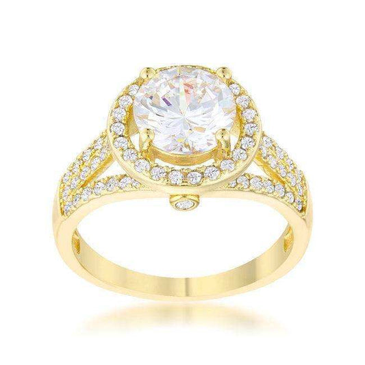 Marylin 2.5ct CZ 14k Gold Classic Ring - JGI - Flyclothing LLC