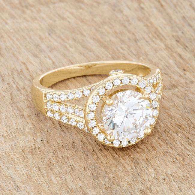 Marylin 2.5ct CZ 14k Gold Classic Ring - JGI - Flyclothing LLC