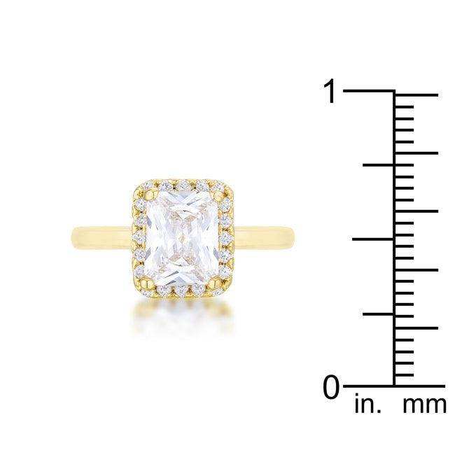 Mariane 2ct CZ 14k Gold Classic Ring - JGI - Flyclothing LLC
