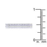Teresa 0.5ct Light Lavender CZ Stainless Steel Eternity Band - JGI - Flyclothing LLC