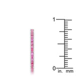 Teresa 0.5ct Ruby CZ Stainless Steel Eternity Band - JGI - Flyclothing LLC