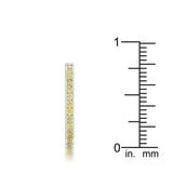 Teresa 0.5ct Jonquil CZ Stainless Steel Eternity Band - JGI - Flyclothing LLC