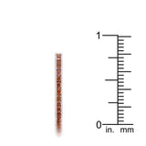 Teresa 0.5ct Dark Champagne CZ Stainless Steel Eternity Band - JGI - Flyclothing LLC