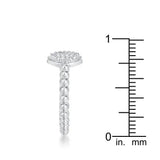 Stunning CZ Rhodium Ring - JGI - Flyclothing LLC