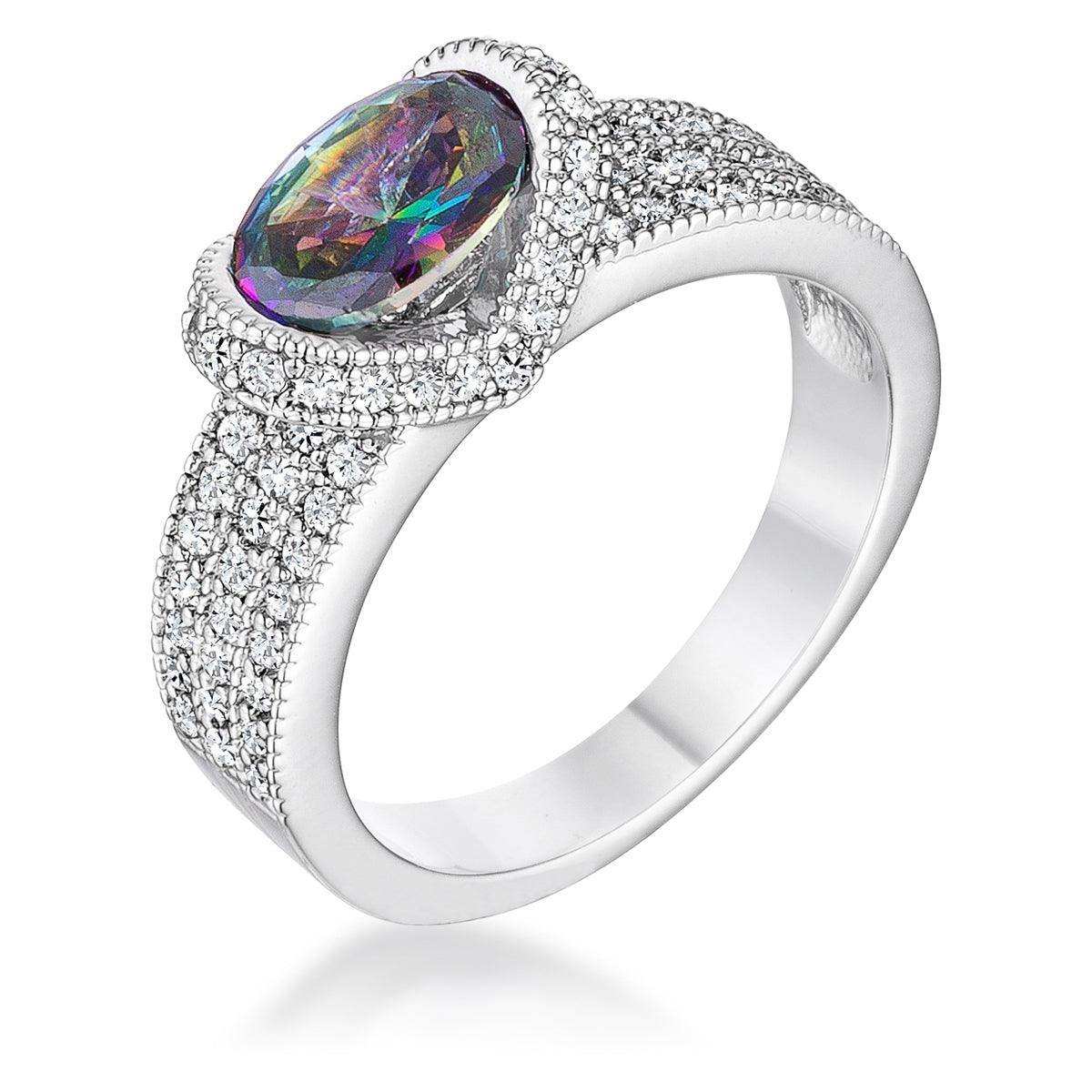 1.6 Ct Mystic Oval CZ Ring - JGI - Flyclothing LLC
