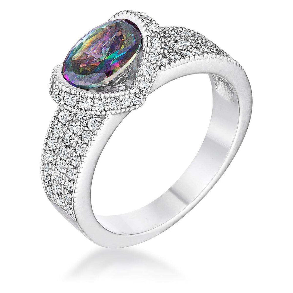 1.6 Ct Mystic Oval CZ Ring - JGI - Flyclothing LLC