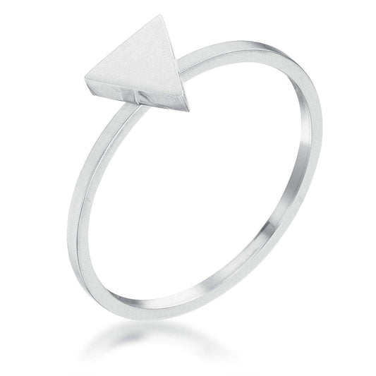 Stainless Steel Triangle Stackable Ring - JGI - Flyclothing LLC