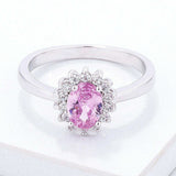 Pink Ice CZ Petite Oval Ring - JGI - Flyclothing LLC