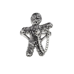 Alchemy Gothic Jewelry Voodoo Doll Ring - Flyclothing LLC