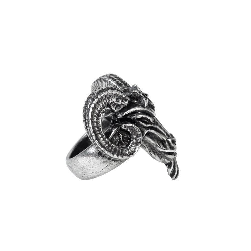 Alchemy Gothic  Baphomet Ring - Flyclothing LLC