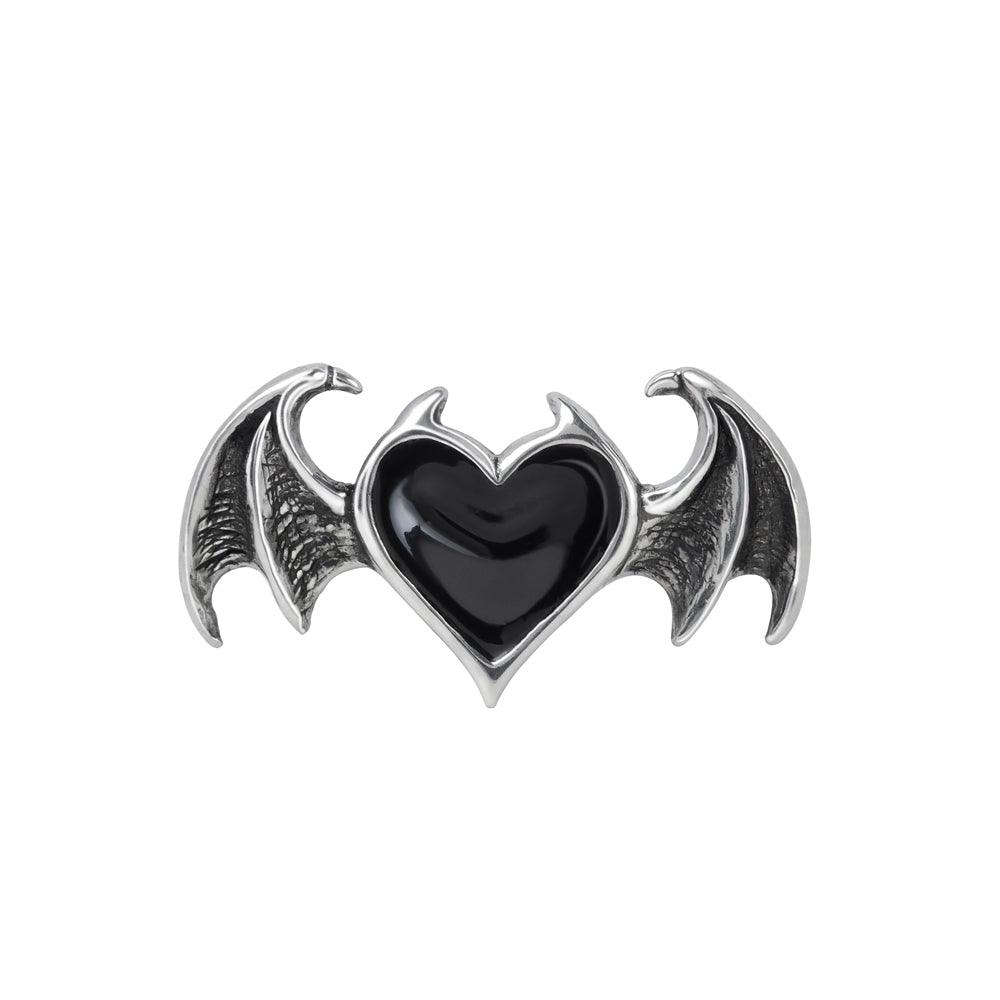 Alchemy Gothic  Black Soul Ring - Flyclothing LLC