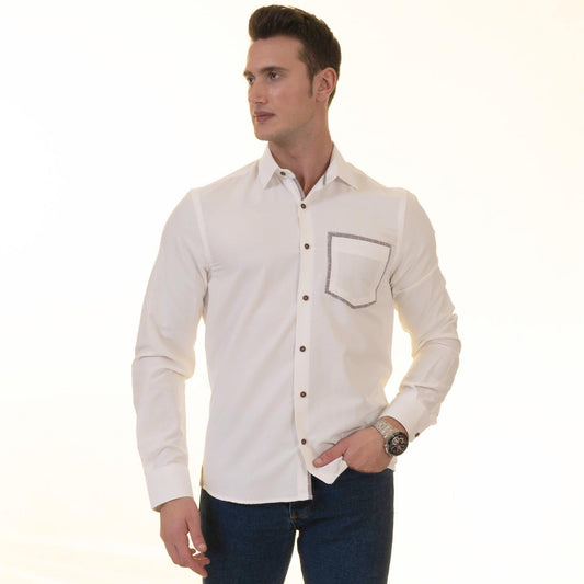 Gravity Homme Men's Long Sleeve Button Down / Saturday Express R7 - Gravity Homme