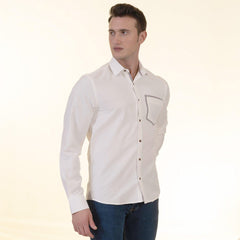 Gravity Homme Men's Long Sleeve Button Down / Saturday Express R7 - Gravity Homme