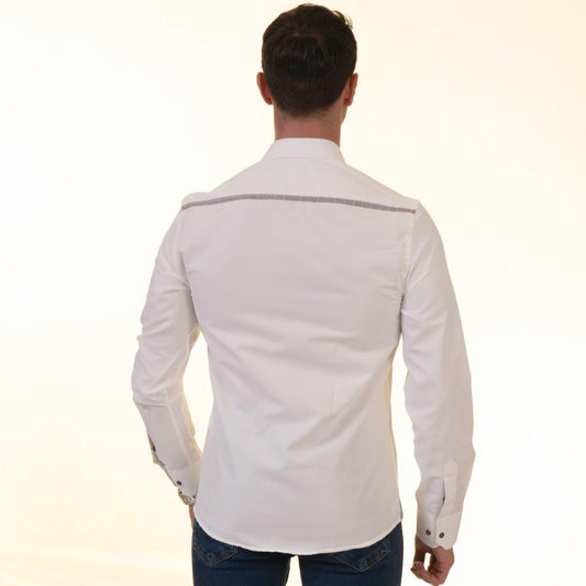 Gravity Homme Men's Long Sleeve Button Down / Saturday Express R7 - Gravity Homme