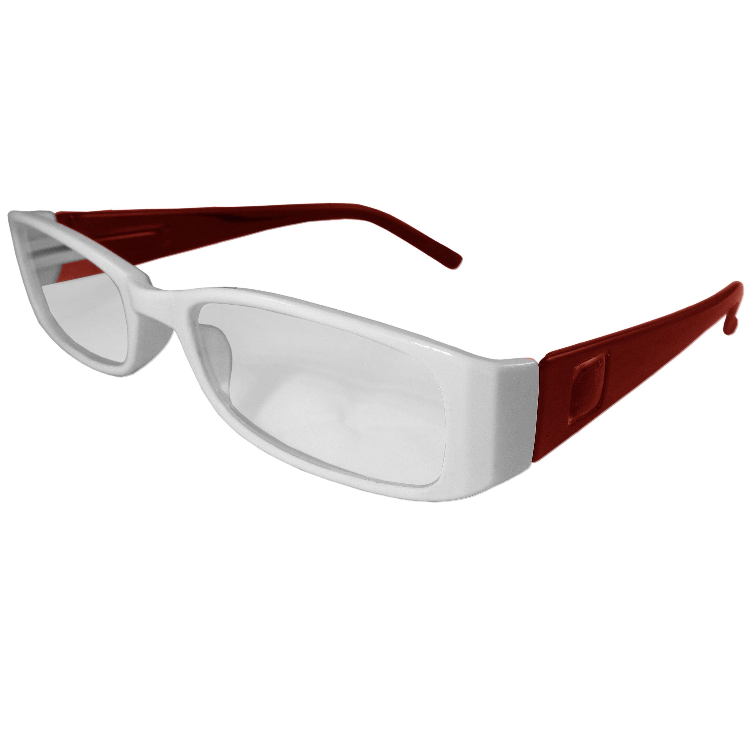 White and Red Reading Glasses Power +1.75, 3 pack - Flyclothing LLC