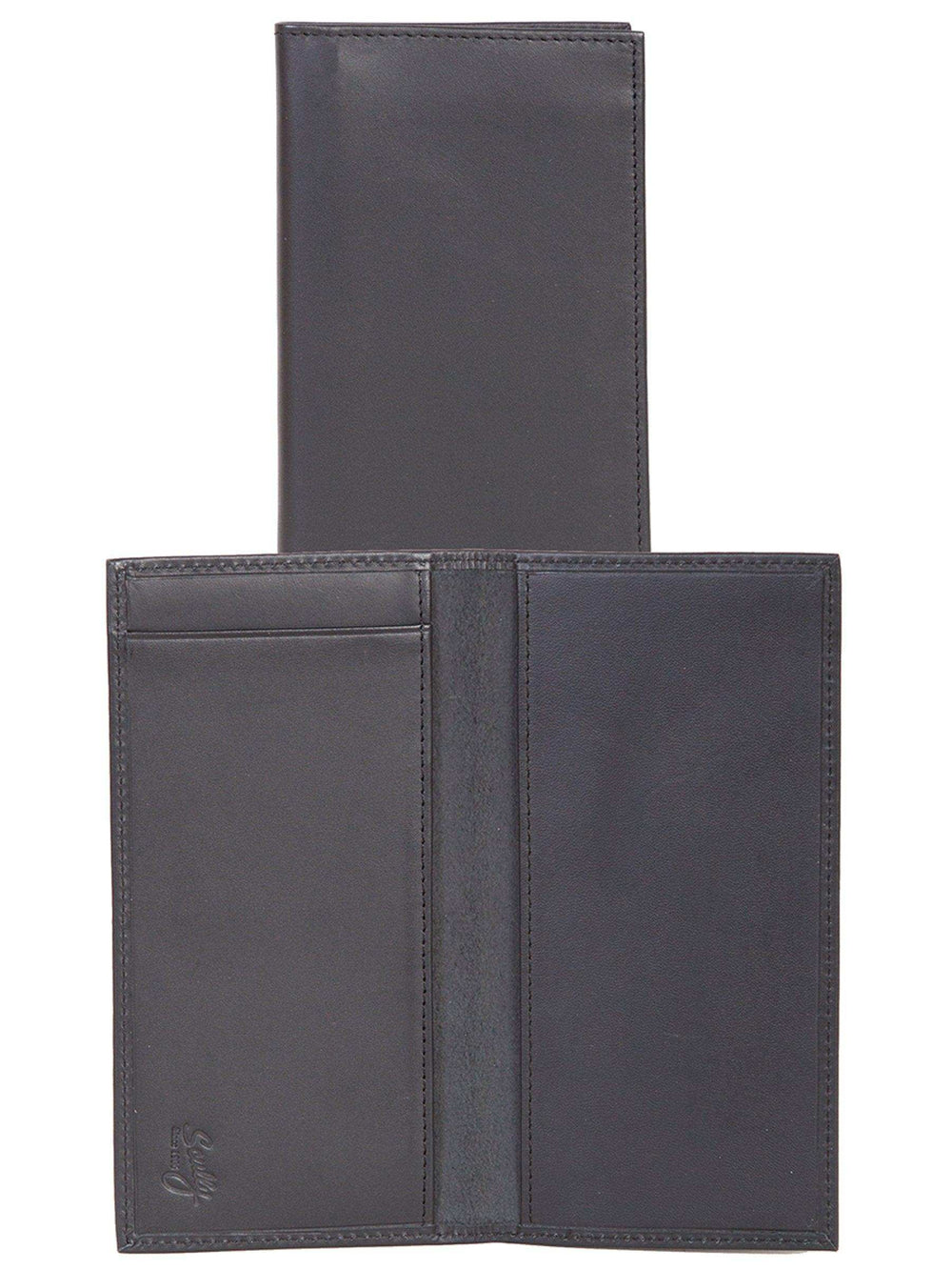 Scully BLACK CHECKBOOK COVER - Scully Leather