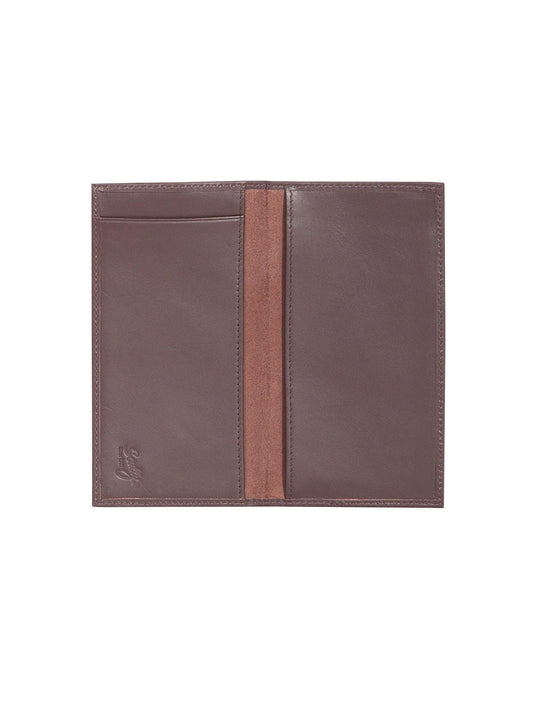 Scully CHOCOLATE CHECKBOOK COVER - Scully Leather
