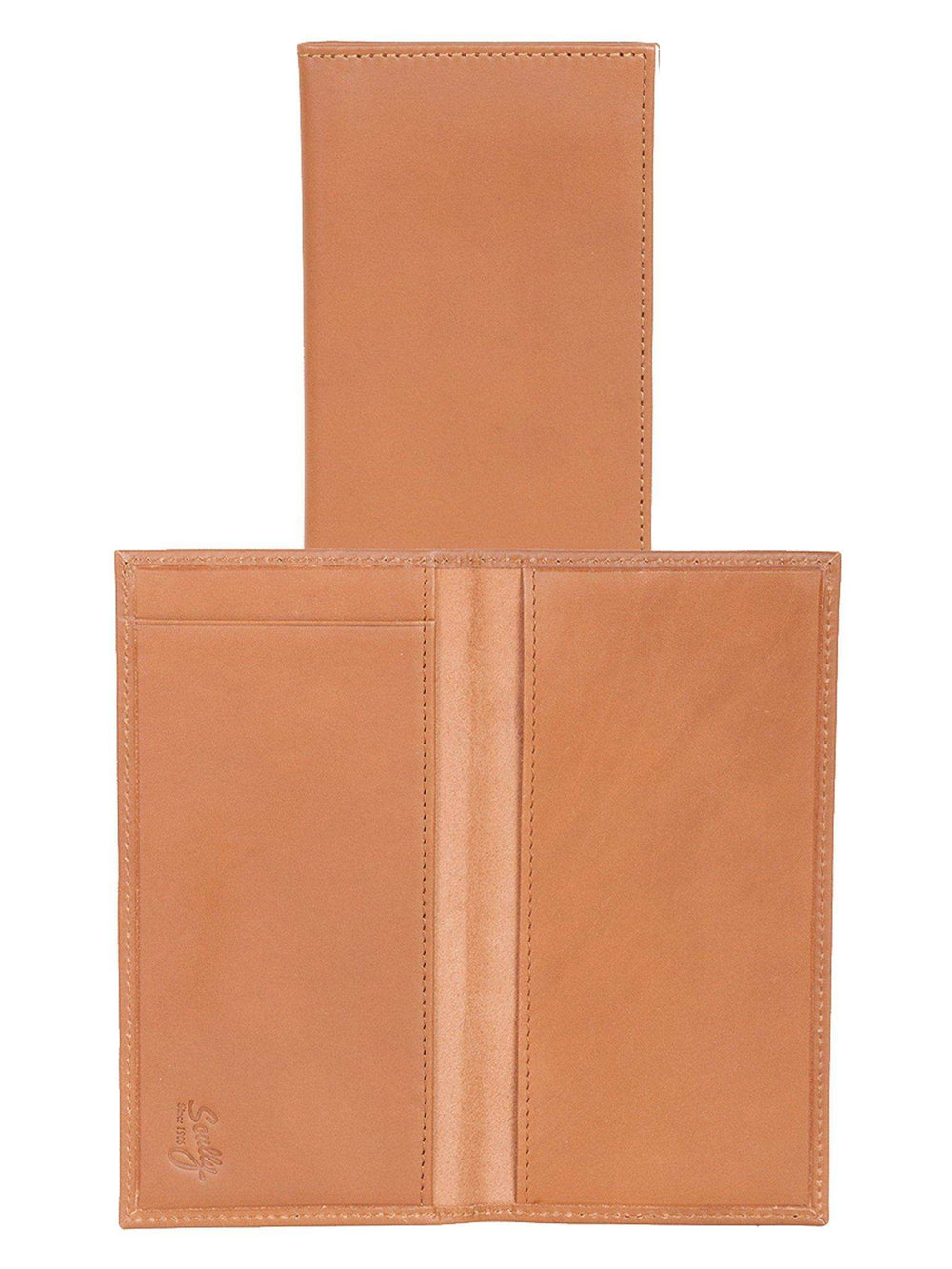 Scully BROWN CHECKBOOK COVER - Scully Leather