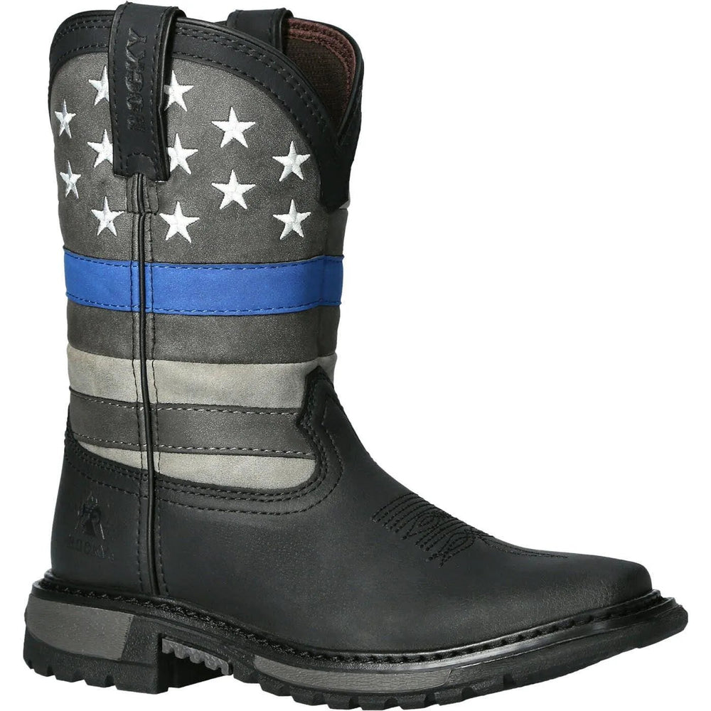 Rocky Blue Line Kid Western Boot - Rocky