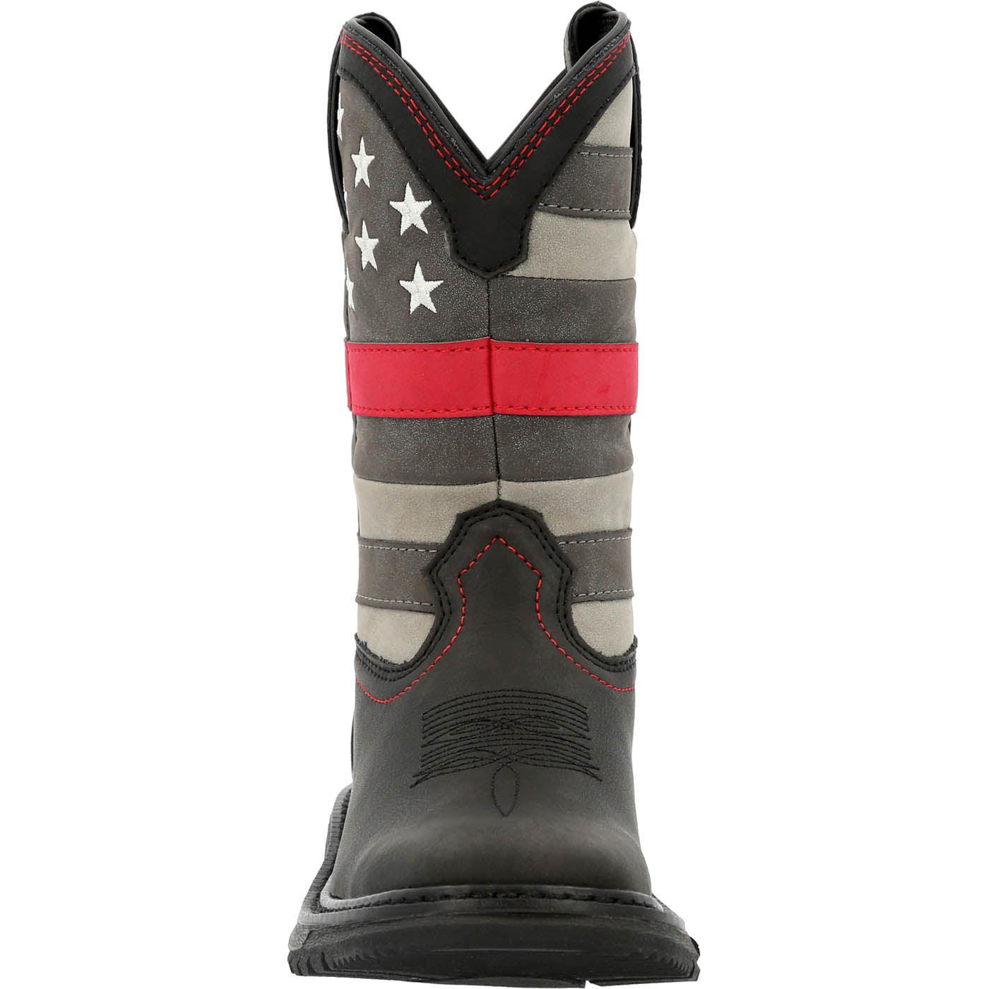 Rocky Red Line Kids Western Boot - Rocky