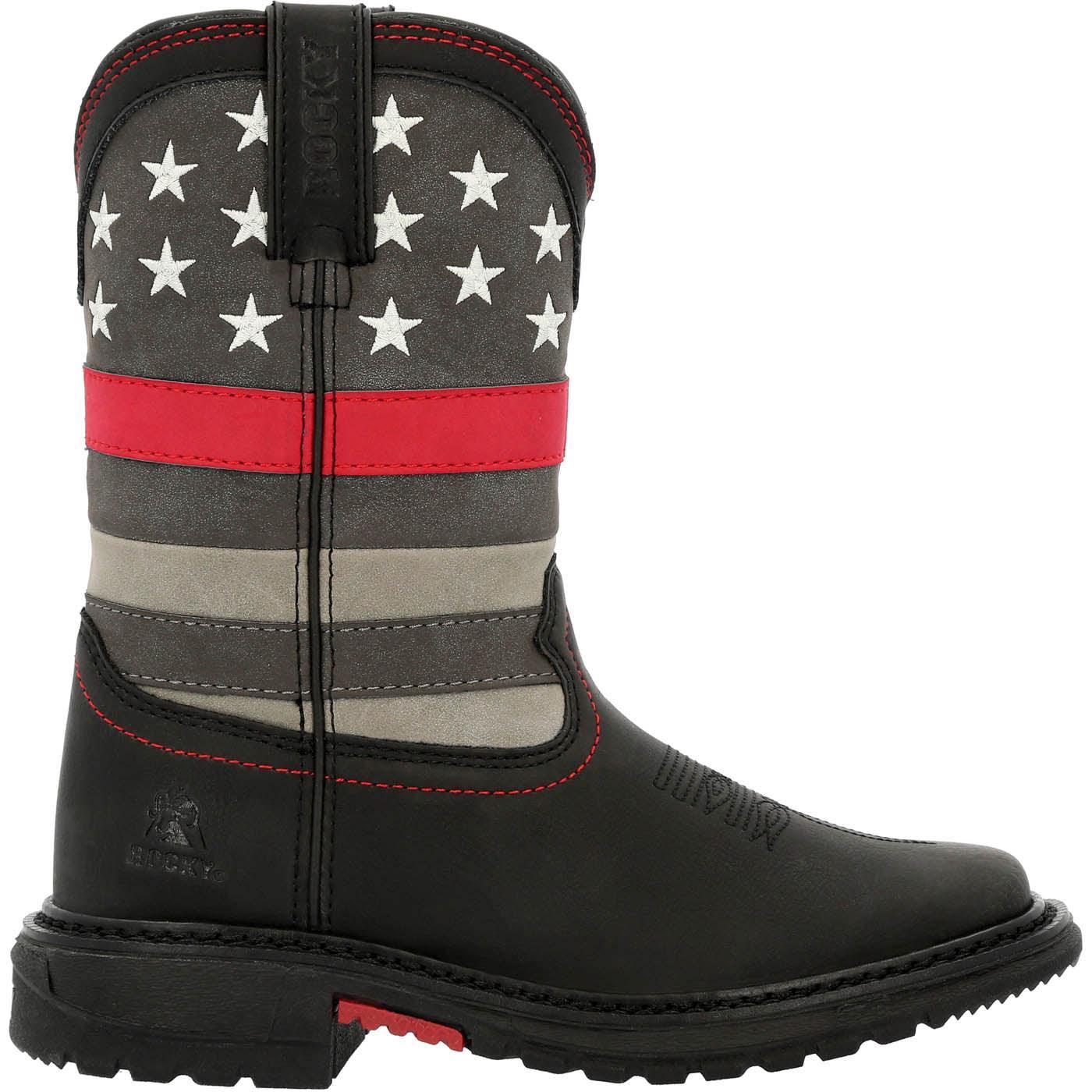 Rocky Red Line Kids Western Boot - Flyclothing LLC