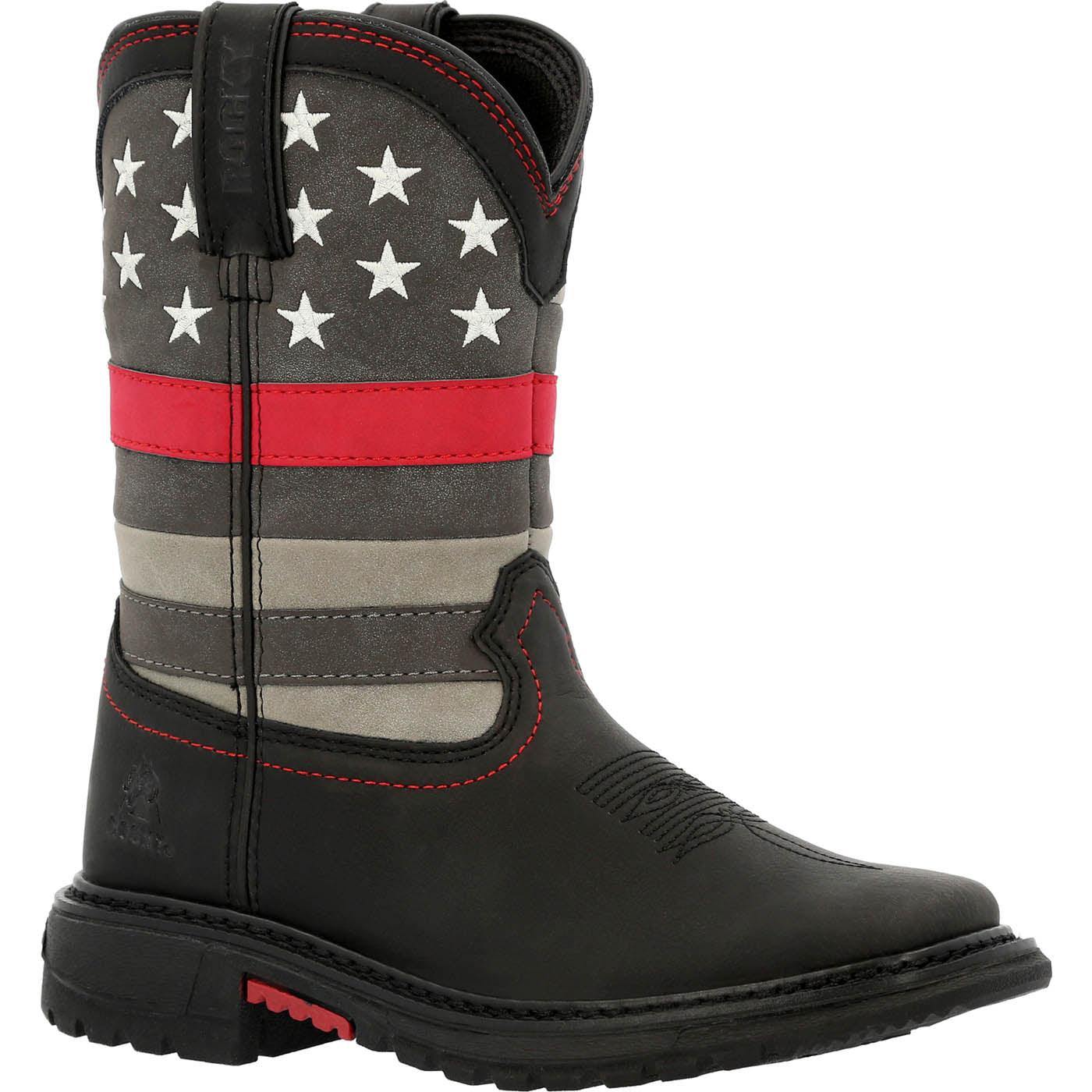 Rocky Red Line Kids Western Boot - Rocky