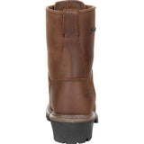Rocky Square Toe Logger Waterproof Work Boot - Rocky