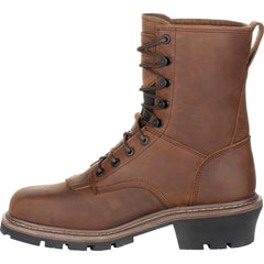 Rocky Square Toe Logger Waterproof Work Boot - Rocky