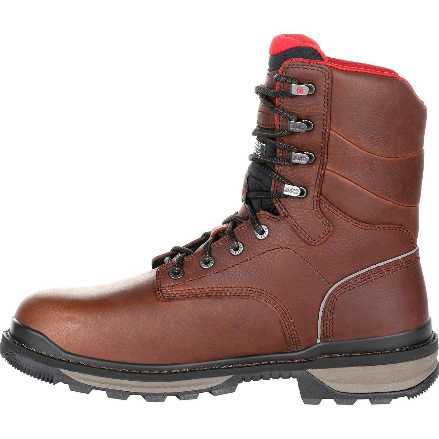 Rocky Rams Horn Composite Toe Waterproof 800G Insulated Work Boot - Flyclothing LLC