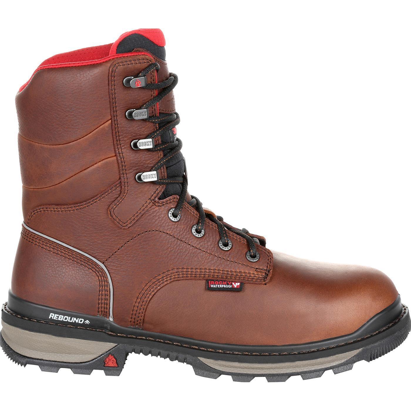 Rocky Rams Horn Composite Toe Waterproof 800G Insulated Work Boot - Flyclothing LLC